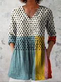 Elowen | Blusa lunga con scollatura a V