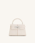 Borsa Elise con manico – Bianco