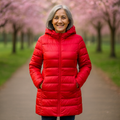HELSA LONG TRANSITIONAL PADDED JACKET | RED