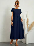 Gabrielle™ — Flowing Midi Dress with Timeless Elegance