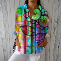 Bernadette | Artistic Floral Blouse