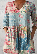 Estelle | Long Blouse with V-Neck