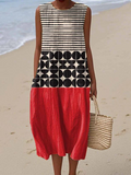 JANE | Abito midi color block