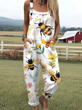 Bee Blossom Dungarees