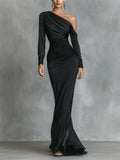 IMME | SATIN RUCHED MERMAID DRESS