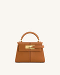 Borsa Elise con manico – Marrone