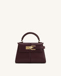 Borsa Elise con manico – Bordeaux scuro