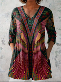 Adrianna | Blusa lunga con scollo a V