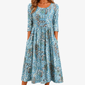 Coastal Garden Pocket Maxi Dress