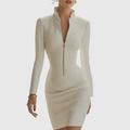HARRIET | HOURGLASS LEATHER MINI DRESS