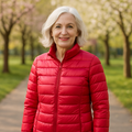 ULLA TRANSITIONAL PADDED JACKET | RED