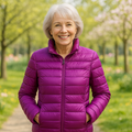 ULLA TRANSITIONAL PADDED JACKET | PURPLE
