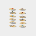 Gold Birthstone Rings