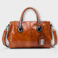 Lyrielle - Elegante borsone da viaggio in pelle