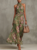 Faith - Elegant Floral Maxi Dress