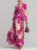 Olivia - Elegant Floral Maxi Dress