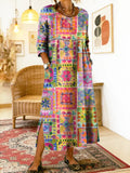 Pilar | Ethnic Print Dress